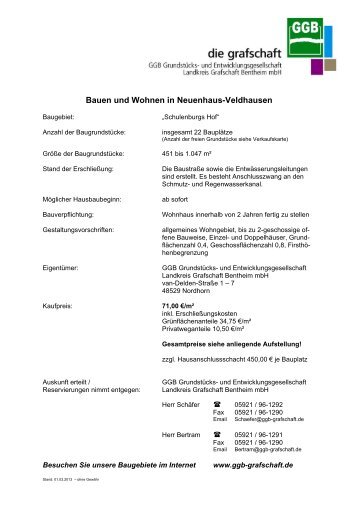 Bauen und Wohnen in Neuenhaus-Veldhausen