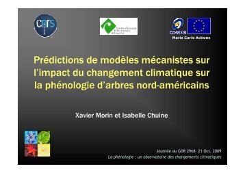 Changement climatique - CNRS