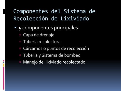 Protocolo de construcción y operación de Rellenos Sanitarios