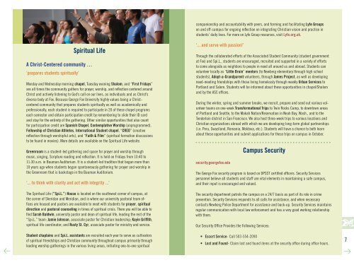 Parent Handbook PDF - George Fox University