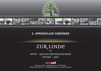 2. APPENZELLER CINÉDÎNER