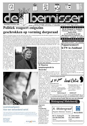 Weekblad Bernisser wk44.pdf - gemeente Bernisse