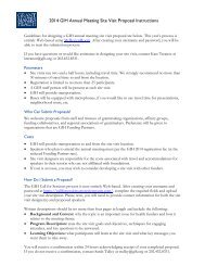 2014 GIH Annual Meeting Site Visit Proposal ... - FluidSurveys