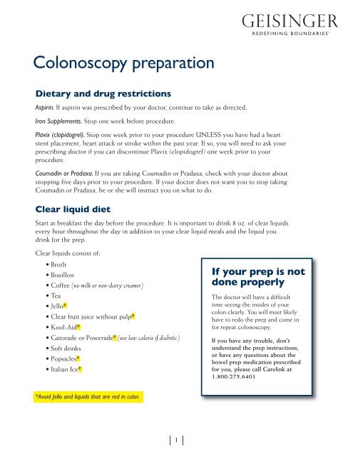 how to prep colonoscopy