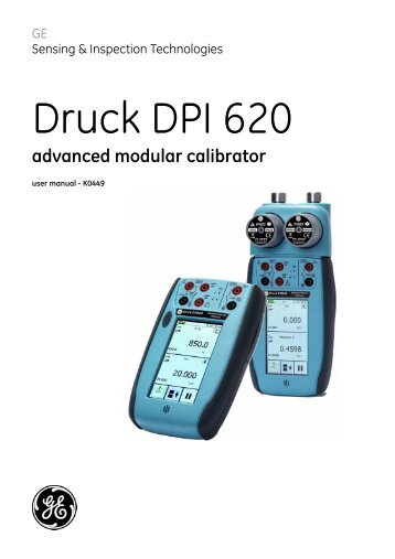 Druck DPI 620 - GE Measurement & Control