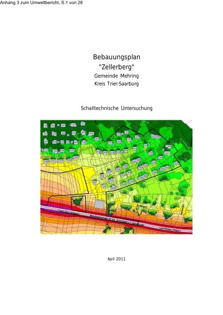 Bebauungsplan &quot;Zellerberg&quot;