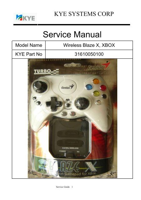 X BOX Service Manual.pdf - Genius