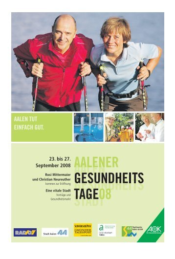 1. Aalener Gesundheitstage - Schwäbische Post