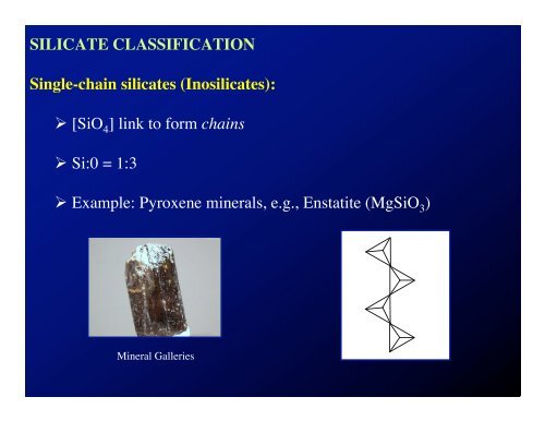 Silicate Classification