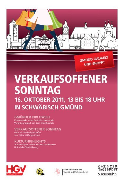 Verkaufsoffener Sonntag am 16 Oktober 2011 - Schwäbische Post