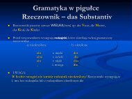 Gramatyka w pigułce - rzeczownik