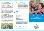 Das Generationendorf - Folder - Gemeindeentwicklung