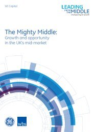The Mighty Middle: - GE Capital UK