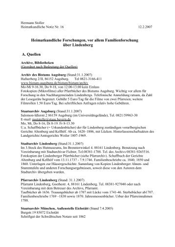 (pdf) Familienforschung - Gmv-lindenberg.de