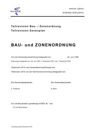 Teilrevision Bau-/Zonenordnung - Geroldswil