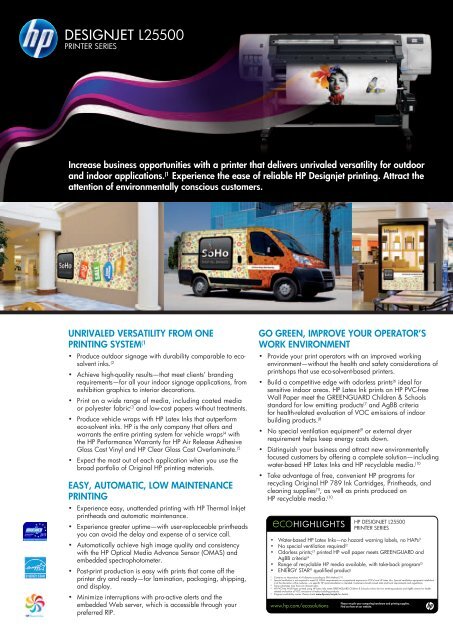 hp designjet print experience