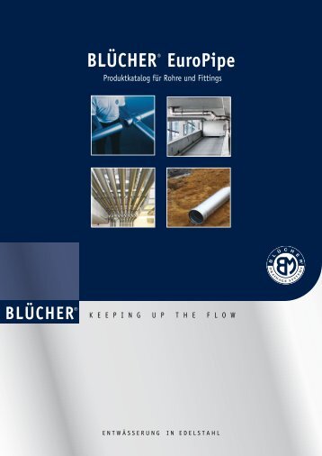 BLÜCHER® Europipe Produktkatalog für Rohre und Fittings