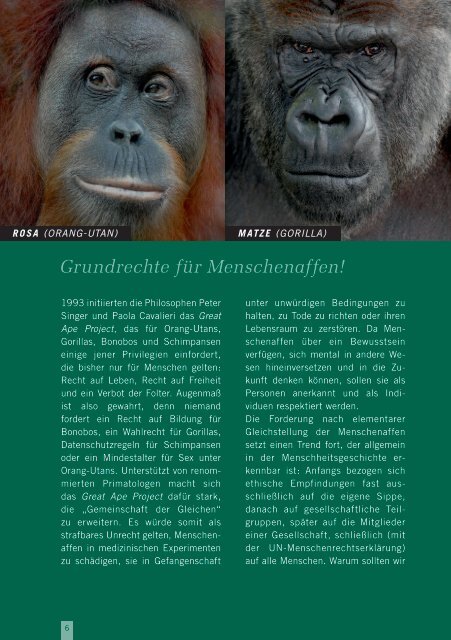 Bruder SchimpanSe SchweSter BonoBo - Giordano Bruno Stiftung