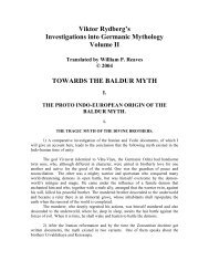 Towards the Baldur Myth - Germanic Mythology