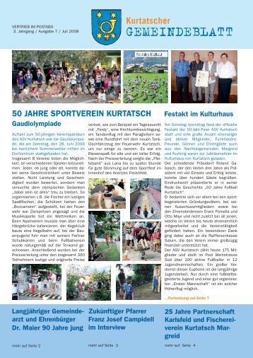 Gemeindeblatt Nr. 7 - Juli 2008 (1,5 MB