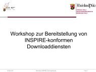 INSPIRE Downloaddienste - GeoPortal Rheinland-Pfalz