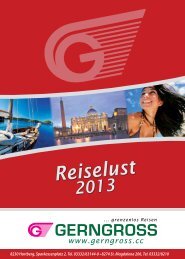 Jahreskatalog 2013 - Reisebüro Gerngross GmbH