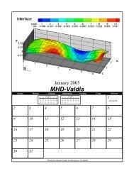 mhd/valdis 2005 calender - GeniSim