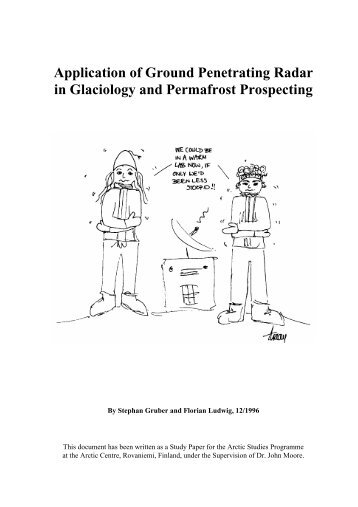 Application of Ground Penetrating Radar in Glaciology and ...