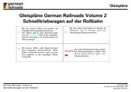 Gleispläne German Railroads Volume 2 Schnelltriebwagen auf der ...