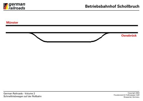 Gleispläne German Railroads Volume 2 Schnelltriebwagen auf der ...