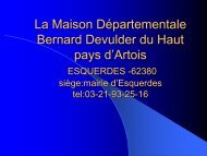 La Maison Départementale Bernard Devulder du Haut pays