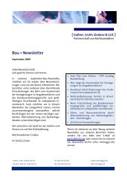 Bau • Newsletter - GGSC