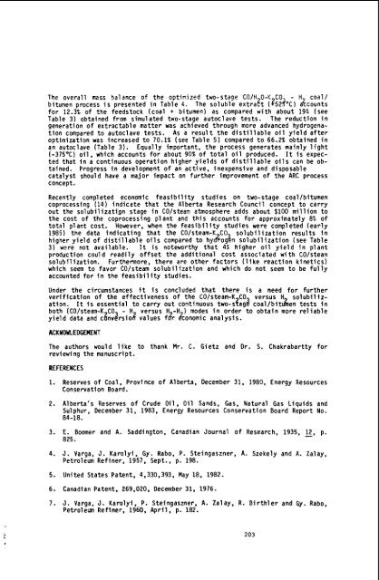 Liquefaction co-processing of coal shale oil at - Argonne National ...