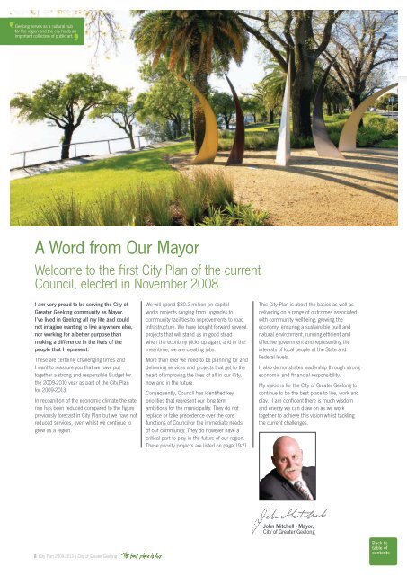 City Plan 2009 - 2013 - City of Greater Geelong