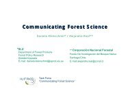 Communicating Forest Science - FAO