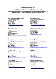 Liste der Anlaufstellen Qualiprogramm Stand ... - Gemeinsam aktiv