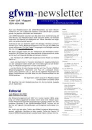 Editorial - GfWM - Gesellschaft für Wissensmanagement eV