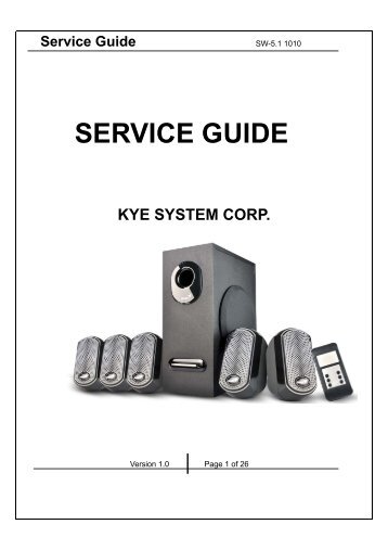 SW-5.1 1010 service guide.pdf - Genius
