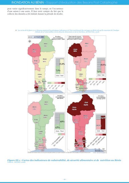 INONDATION AU BéNIN - Rapport d'évaluation des ... - GFDRR