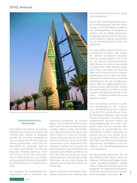 Ausgabe 2/2013 - Ghorfa