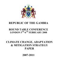 6. Climate Change strategy - UNDP The Gambia