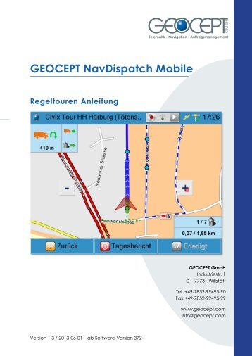 Fahrerhandbuch III - GEOCEPT GmbH