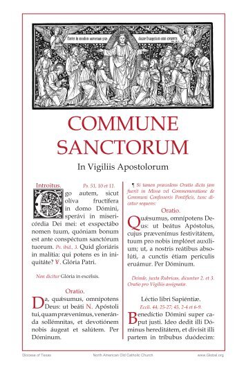 Commune Sanctorum