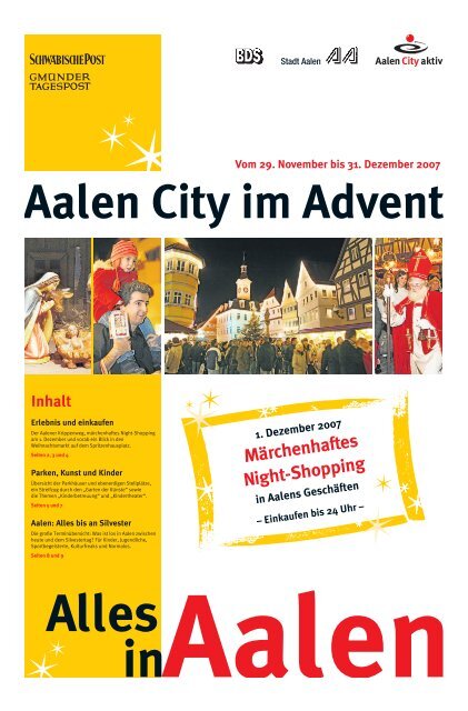 Aalen City im Advent - Schwäbische Post