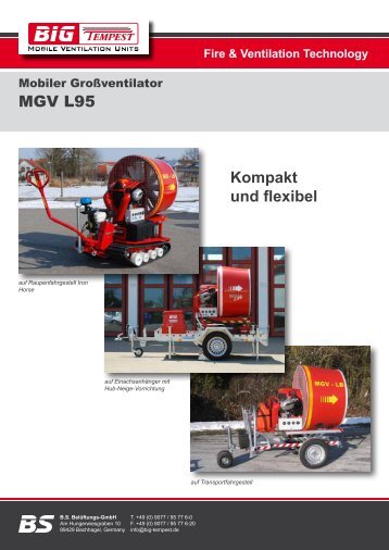 Kompakt und flexibel MGV L95 - Big Tempest