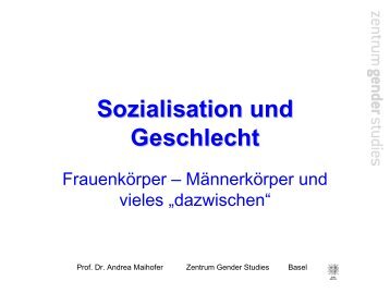 Dreizehnte Vorlesung: Vortrag von Andrea Maihofer