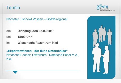 Fishbowl Wissen - GfWM - Gesellschaft für Wissensmanagement eV