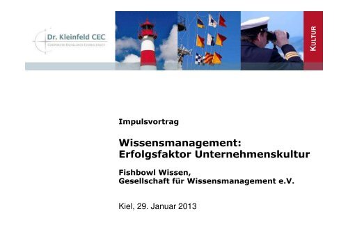 Fishbowl Wissen - GfWM - Gesellschaft für Wissensmanagement eV