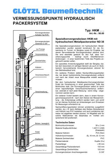 Hydraulischer Packeranker - GLÖTZL Gesellschaft für ...