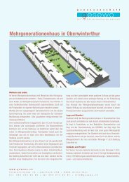Mehrgenerationenhaus in Oberwinterthur - GESEWO
